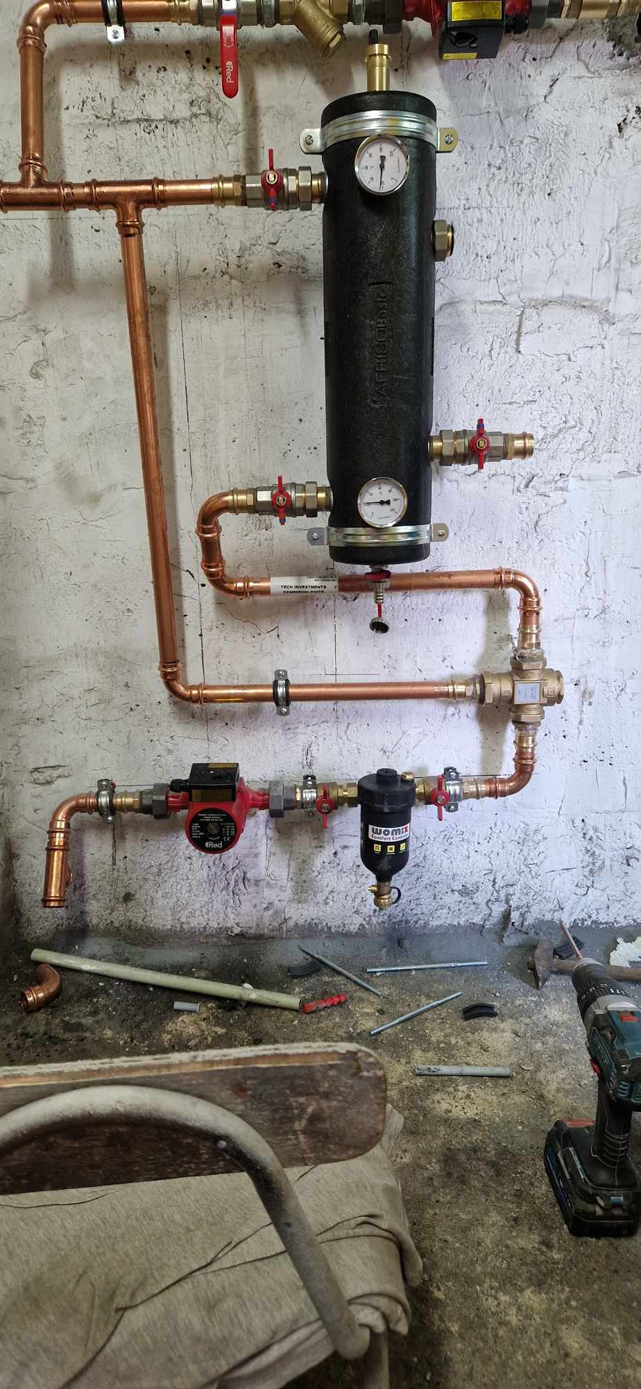 Profesjonalny układ hydrauliczny z pompami