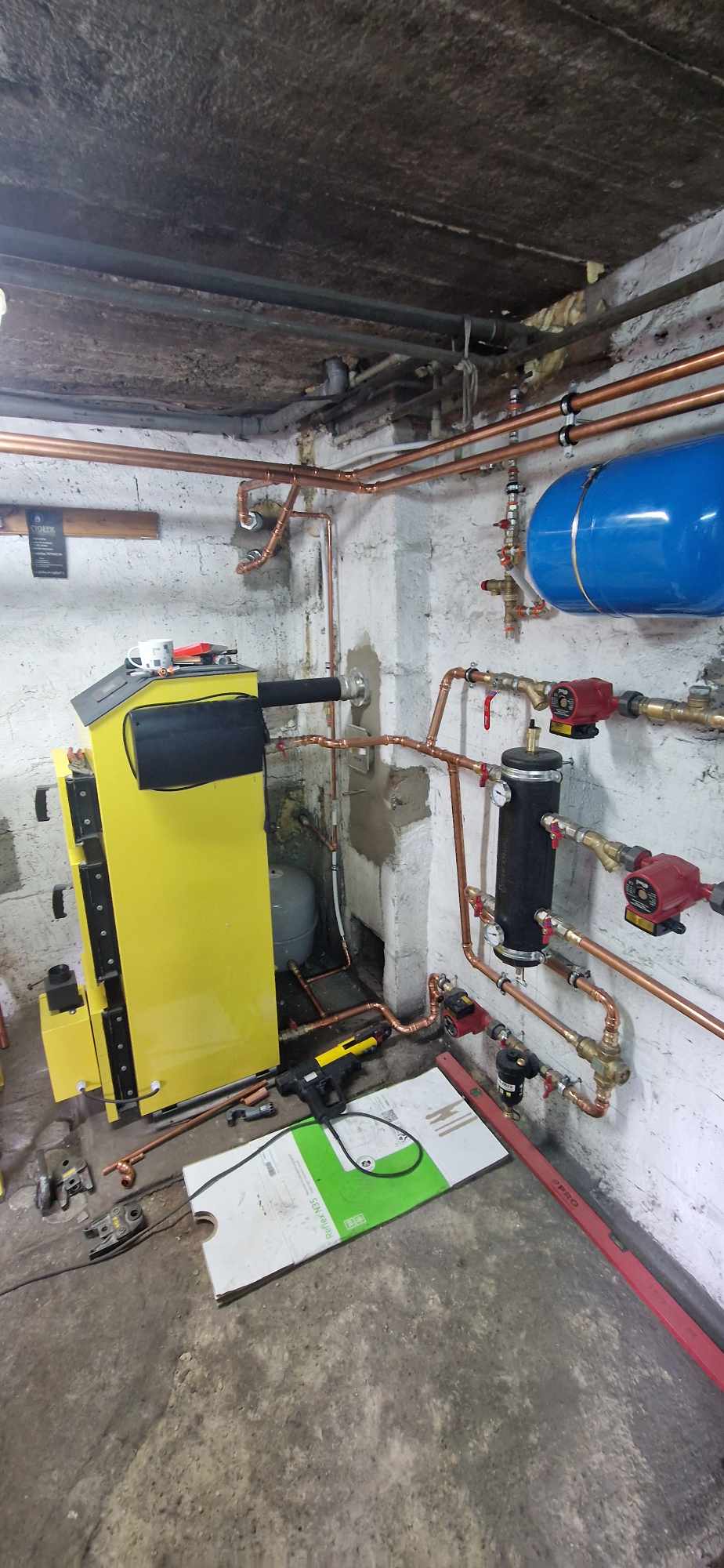 Kotłownia z kotłem na ekogroszek